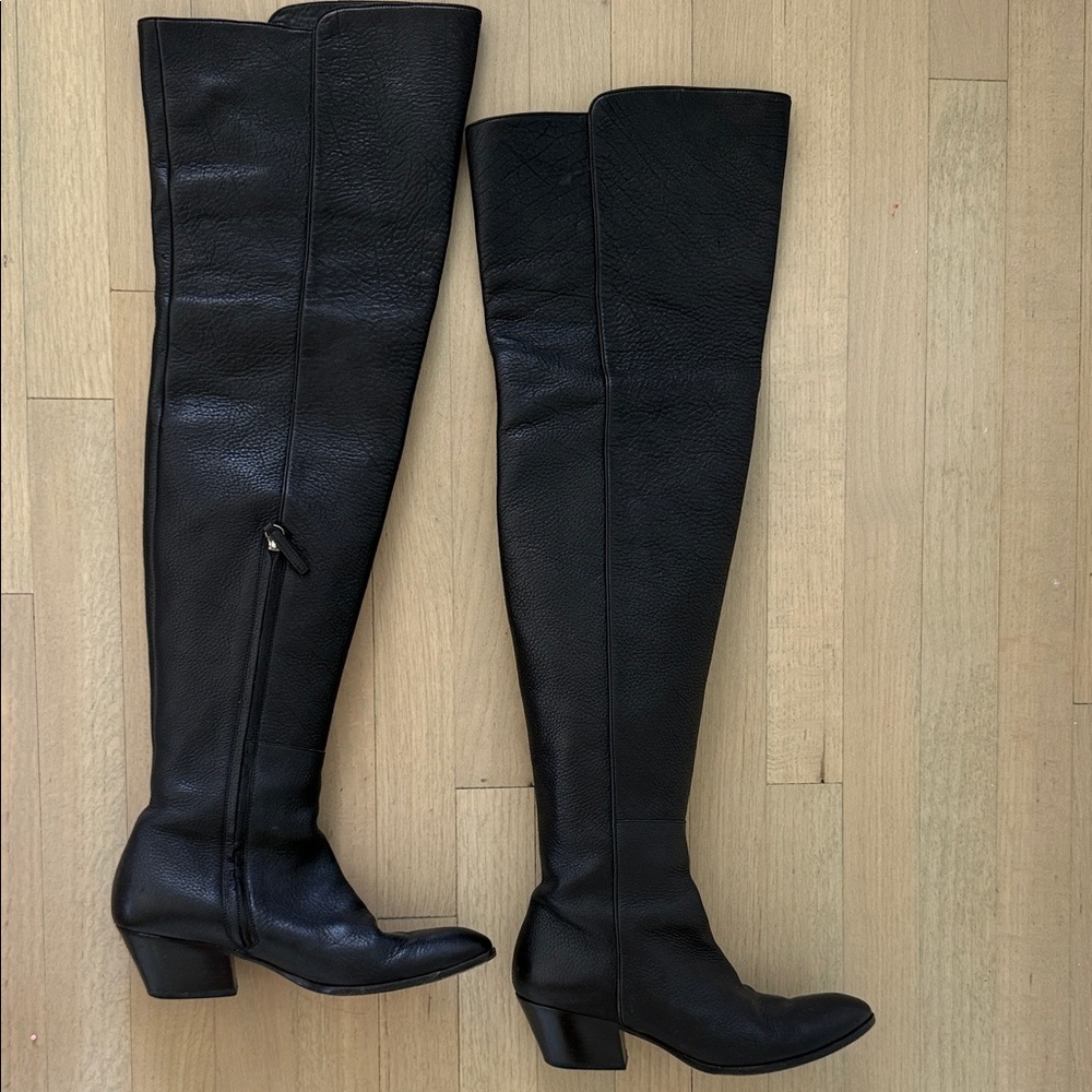 Giuseppe Zanotti Black Over the Knee Boots